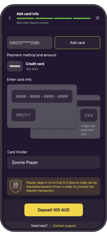 card frame