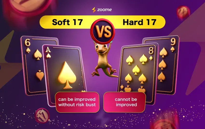 soft 17 vs hard 17